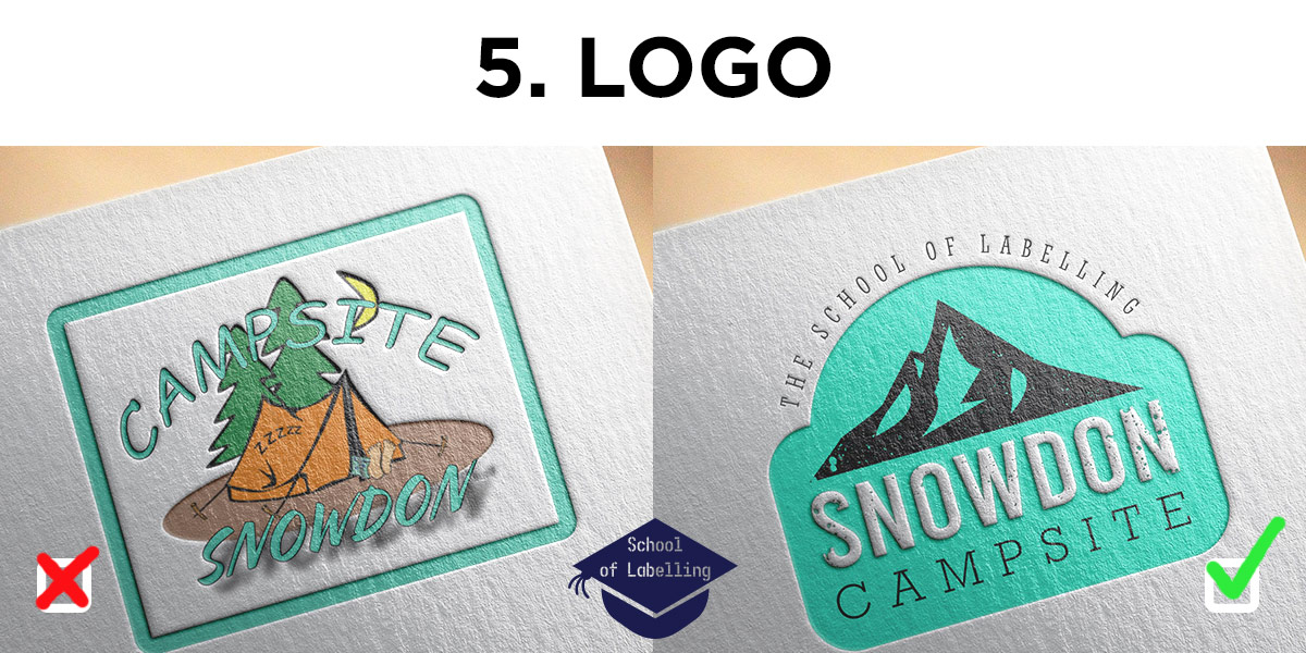 School of Labelling - advice on logo design. How to create a good logo.