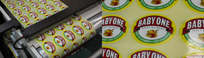 New printed labels for Marmite 
