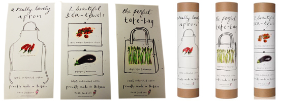 Ruth Jackson labels digitally produced Etiquette have supplied 'Ruth Jackson' with some labels to be applied to their product packaging