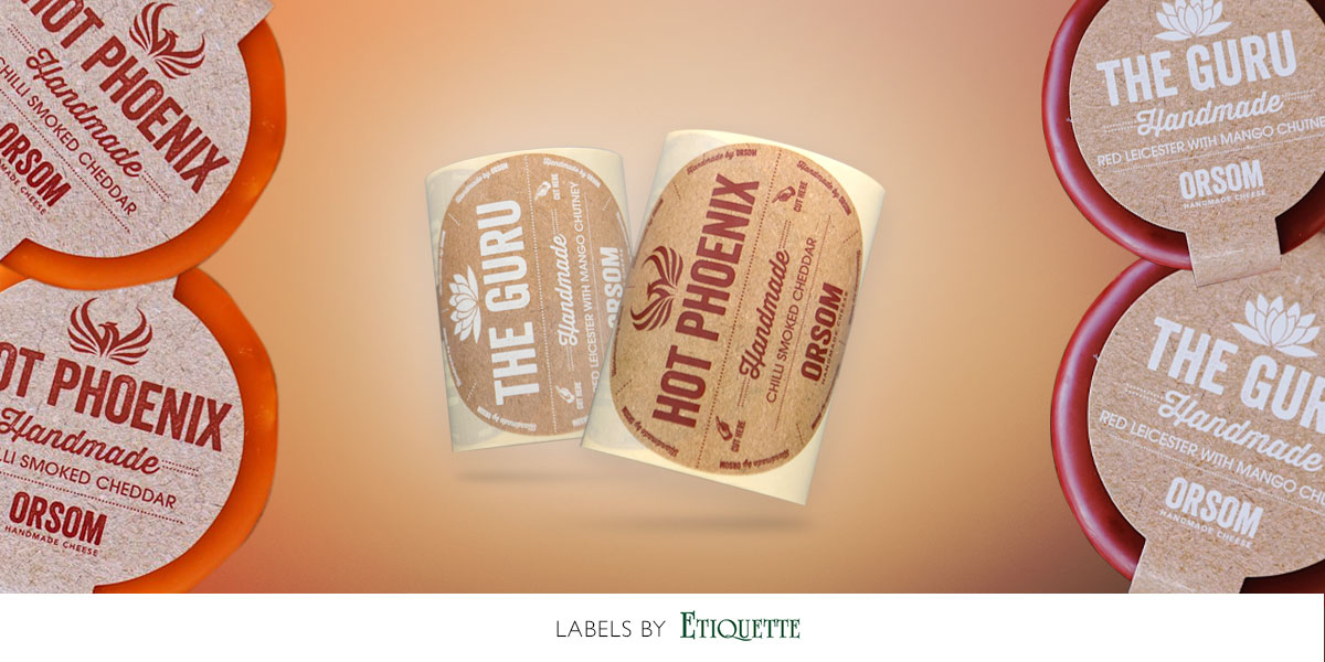 Cheese Labels - printed digital self-adhesive labels by Etiquette Labels