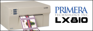 Primera LX810 inkjet printer for full colour self adhesive labels