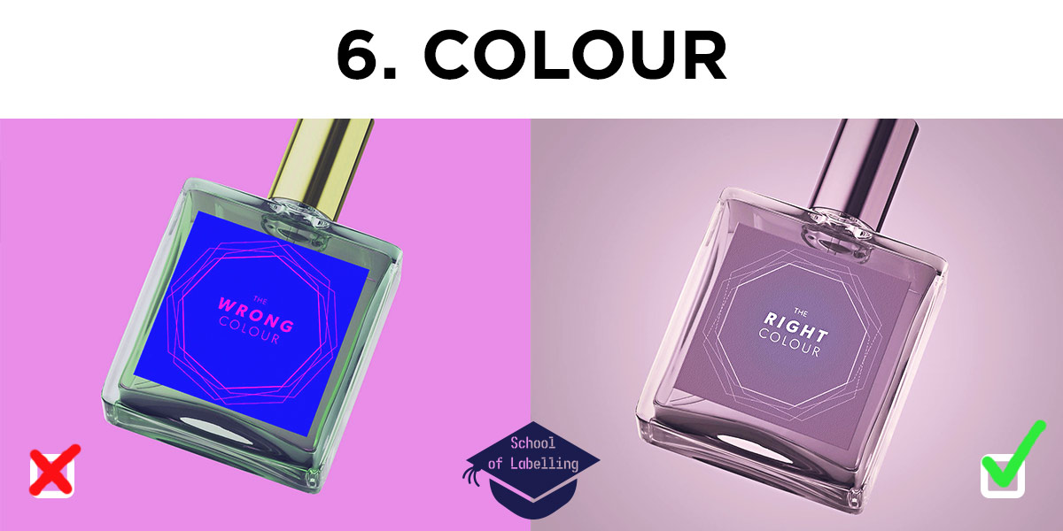 6 steps to choose the right colour scheme for your label
