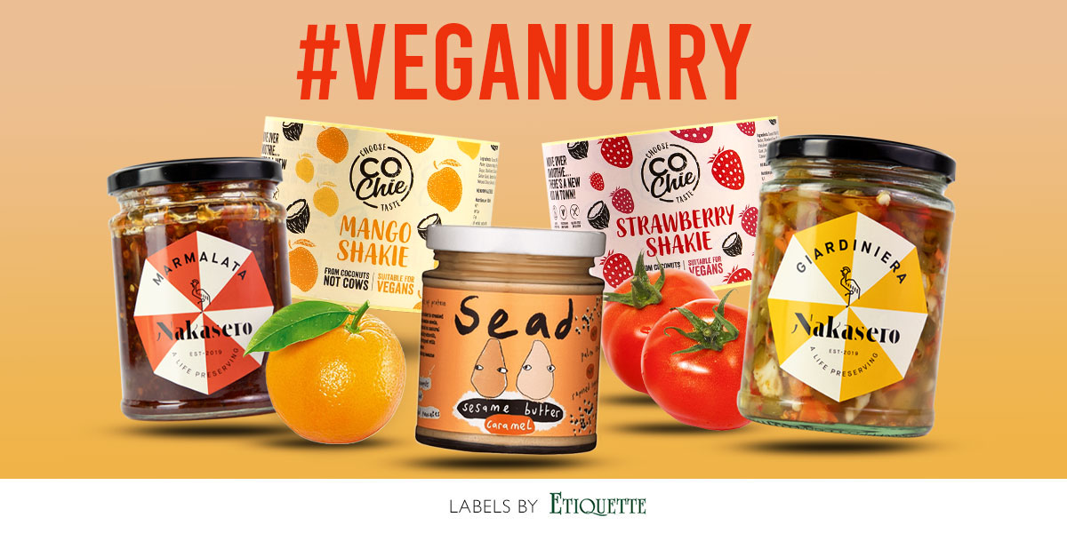 Vegan Product with Labels