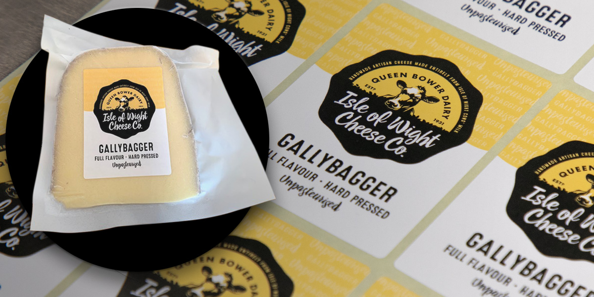 Isle of Wight Cheese Co. Labels by Etiquette