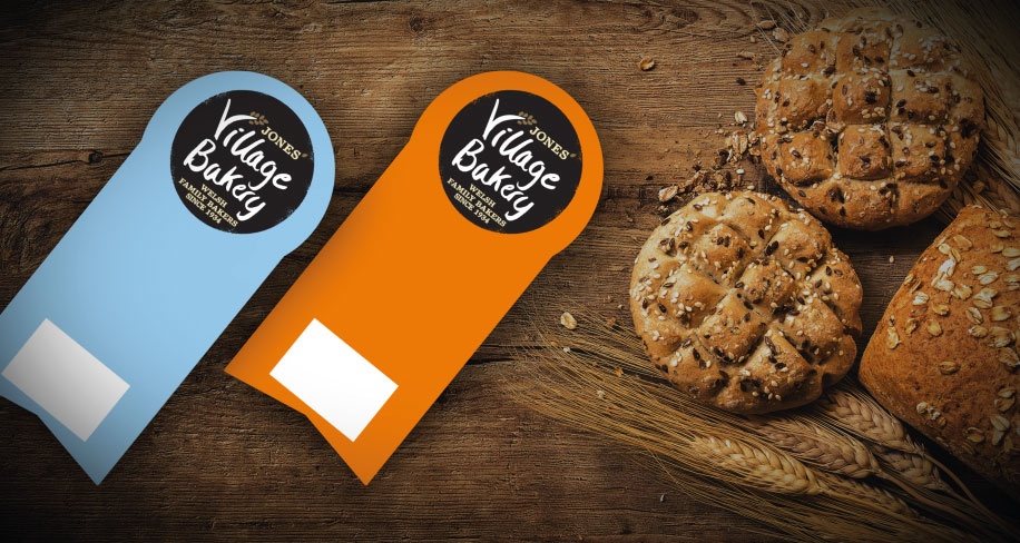 Printed Labels for Jones' Village Bakery